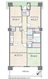 間取図画像 2SLDK