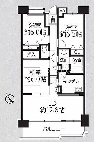 間取りを拡大表示