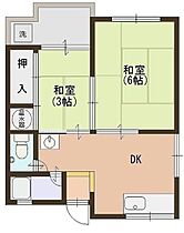 滋賀県近江八幡市若葉町３丁目（賃貸マンション2DK・1階・38.44㎡） その2