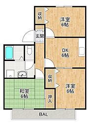 ムリノアヴェント 3DKの間取図画像