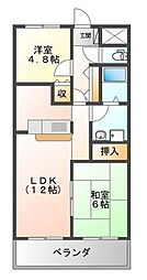 ステラ 1LDKの間取図画像
