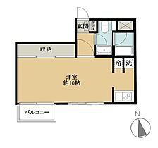 プラザ中落合 205 ｜ 東京都新宿区中落合2丁目8-22（賃貸マンション1R・2階・25.73㎡） その2