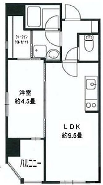 エフ・パークレジデンス東神奈川 603｜神奈川県横浜市神奈川区東神奈川1丁目(賃貸マンション1LDK・6階・34.63㎡)の写真 その2