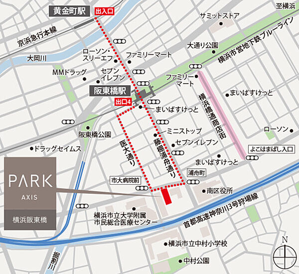 パークアクシス横浜阪東橋 1009｜神奈川県横浜市南区浦舟町3丁目(賃貸マンション1LDK・10階・31.87㎡)の写真 その15