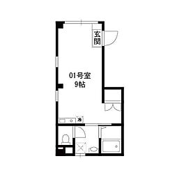 間取図画像 ワンルーム