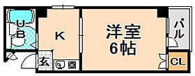 ロイヤルハイツ武庫之荘  ｜ 兵庫県伊丹市野間6丁目（賃貸マンション1R・2階・18.14㎡） その2