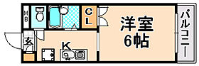 メテオール稲野  ｜ 兵庫県伊丹市稲野町1丁目（賃貸マンション1K・2階・21.00㎡） その2