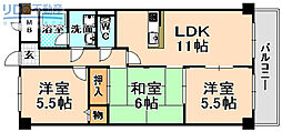 シエル 3LDKの間取図画像