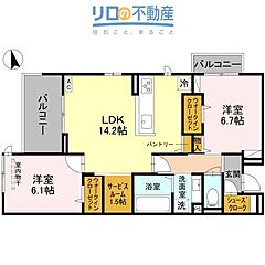 物件の間取り
