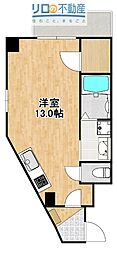 ELEGANTE宝塚 1DKの間取図画像