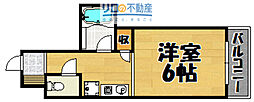 メゾネット栄根 1Kの間取図画像