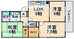 レーベンスアルト 3DKの間取図画像