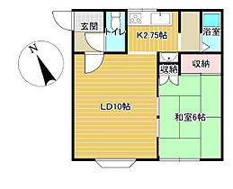 ドリームパート1 103 ｜ 北海道砂川市西一条北５丁目1-9（賃貸アパート1LDK・1階・40.57㎡） その2