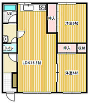 ニューライフ大関 202 ｜ 北海道滝川市東町５丁目3番41号（賃貸アパート2LDK・2階・56.90㎡） その2