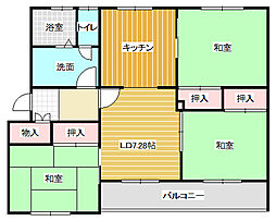 アソート6 3LDKの間取図画像