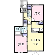 ホワイトスクエア 103 ｜ 北海道砂川市空知太東三条１丁目1番3-●●号（賃貸アパート2LDK・1階・55.02㎡） その2