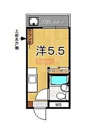 メゾン・ド・マドリエ 4階ワンルームの間取り