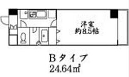 ヒューリックレジデンス参宮橋 1Kの間取図画像