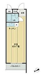 ステートリーホームス代々木上原 ワンルームの間取図画像