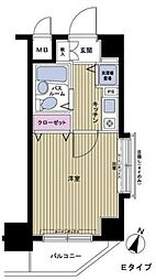 フェニックス笹塚壱番館 1Kの間取図画像