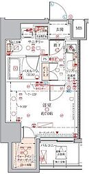 CREVISTA練馬桜台3 1Kの間取図画像