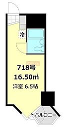 東京ベイビュウ ワンルームの間取図画像
