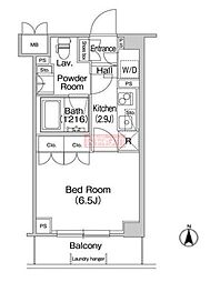 COMFORIA駒場 1Kの間取図画像