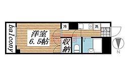 グラッドヒルズ明大前 1Kの間取図画像