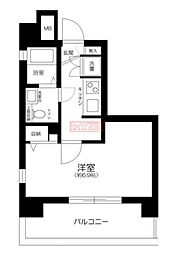 ステージグランデ三軒茶屋アジールコート 1Kの間取図画像