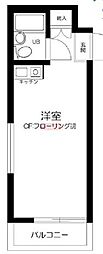 メゾン・ド・ジャンティエース ワンルームの間取図画像