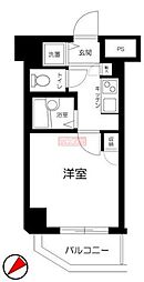 スカイコート代々木 1Kの間取図画像