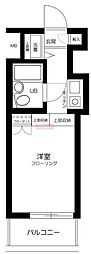 TOP明大前No.3 1Kの間取図画像