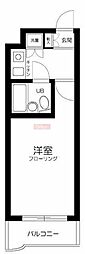 日神パレス永福町 1Kの間取図画像