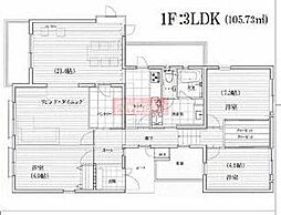 グレースシーズン下代田A 3SLDKの間取図画像