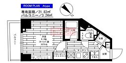 ステージファースト三軒茶屋2 1Kの間取図画像