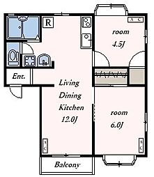 ベルトリーC棟 1階/-