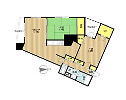 イリップス船堀 2LDKの間取図画像