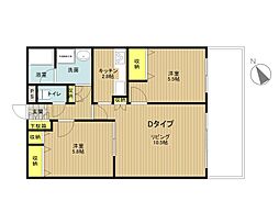 イリップス船堀 2LDKの間取図画像