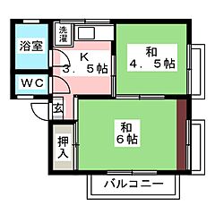 物件の間取り