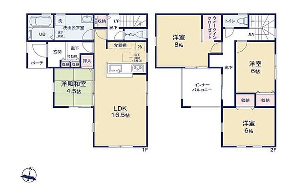 間取りを拡大表示