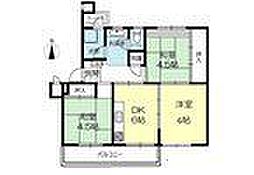 間取図画像 3DK