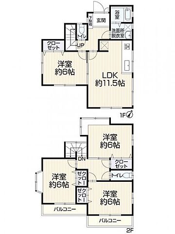 間取り 羽村市羽加美3丁目