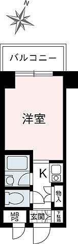 間取り エールプラザ牛浜駅前 4階/-