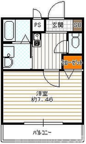 テンダー西浦 105｜京都府京都市南区吉祥院西浦町(賃貸アパート1K・1階・24.84㎡)の写真 その2