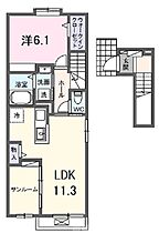 K.Trinity 201 ｜ 京都府京都市伏見区深草僧坊町（賃貸アパート1LDK・2階・50.74㎡） その2