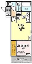 D-ROOM深草小久保町B 102 ｜ 京都府京都市伏見区深草小久保町（賃貸アパート1LDK・1階・37.74㎡） その2