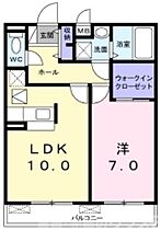 グレイス・シェーネ 108 ｜ 京都府京都市伏見区羽束師古川町（賃貸アパート1LDK・1階・43.43㎡） その2