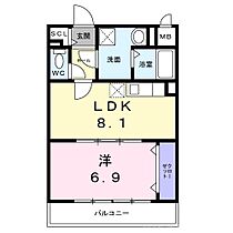 SUN 103 ｜ 京都府京都市右京区西院日照町（賃貸マンション1LDK・1階・38.38㎡） その2