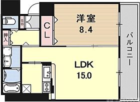 Cabin三条AQUA（キャビン三条アクア） 502 ｜ 京都府京都市東山区新五軒町（賃貸マンション1LDK・5階・53.66㎡） その2