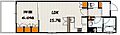 LEGAL京都二条城北3階12.4万円